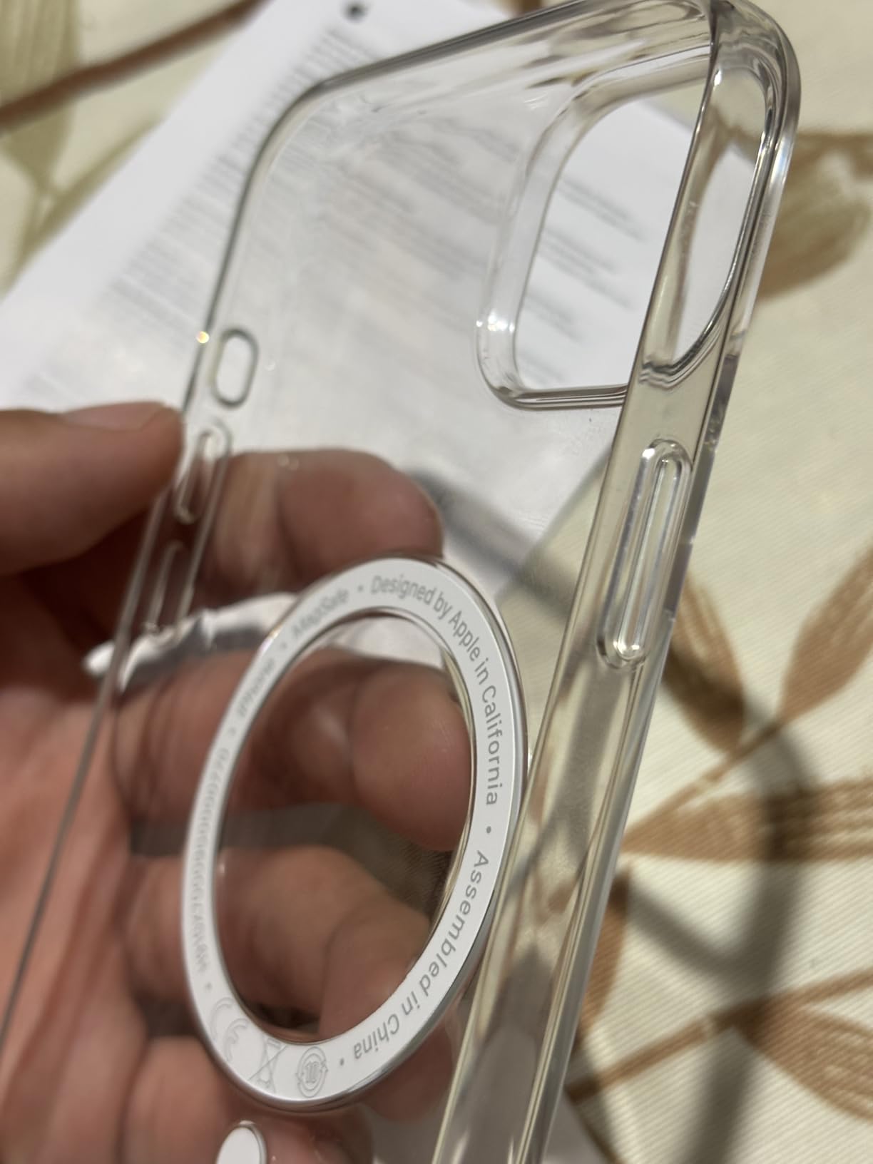 Apple iPhone 15 Clear Case MagSafe Hülle Transparent