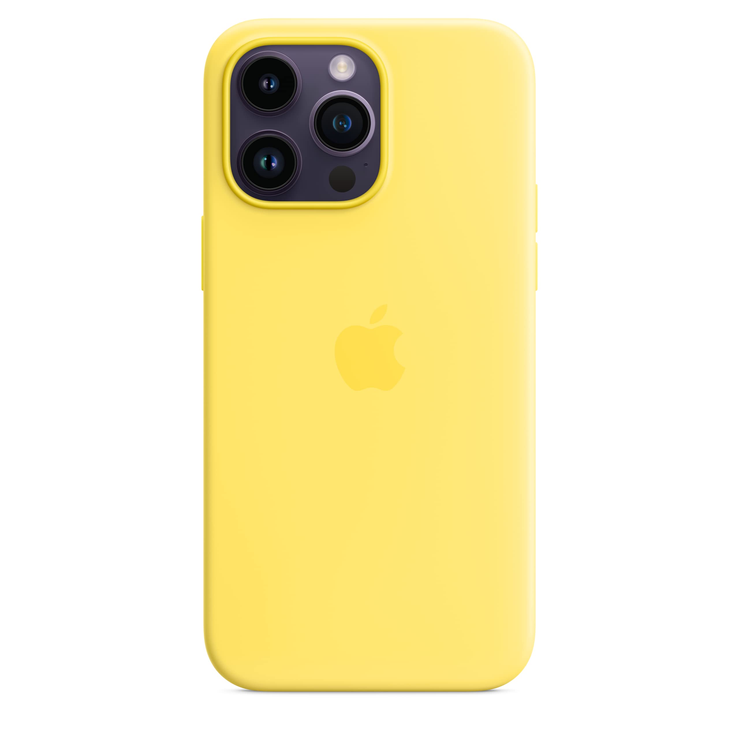 Apple iPhone 14 Pro Max Silikon Case MagSafe Kanariengelb
