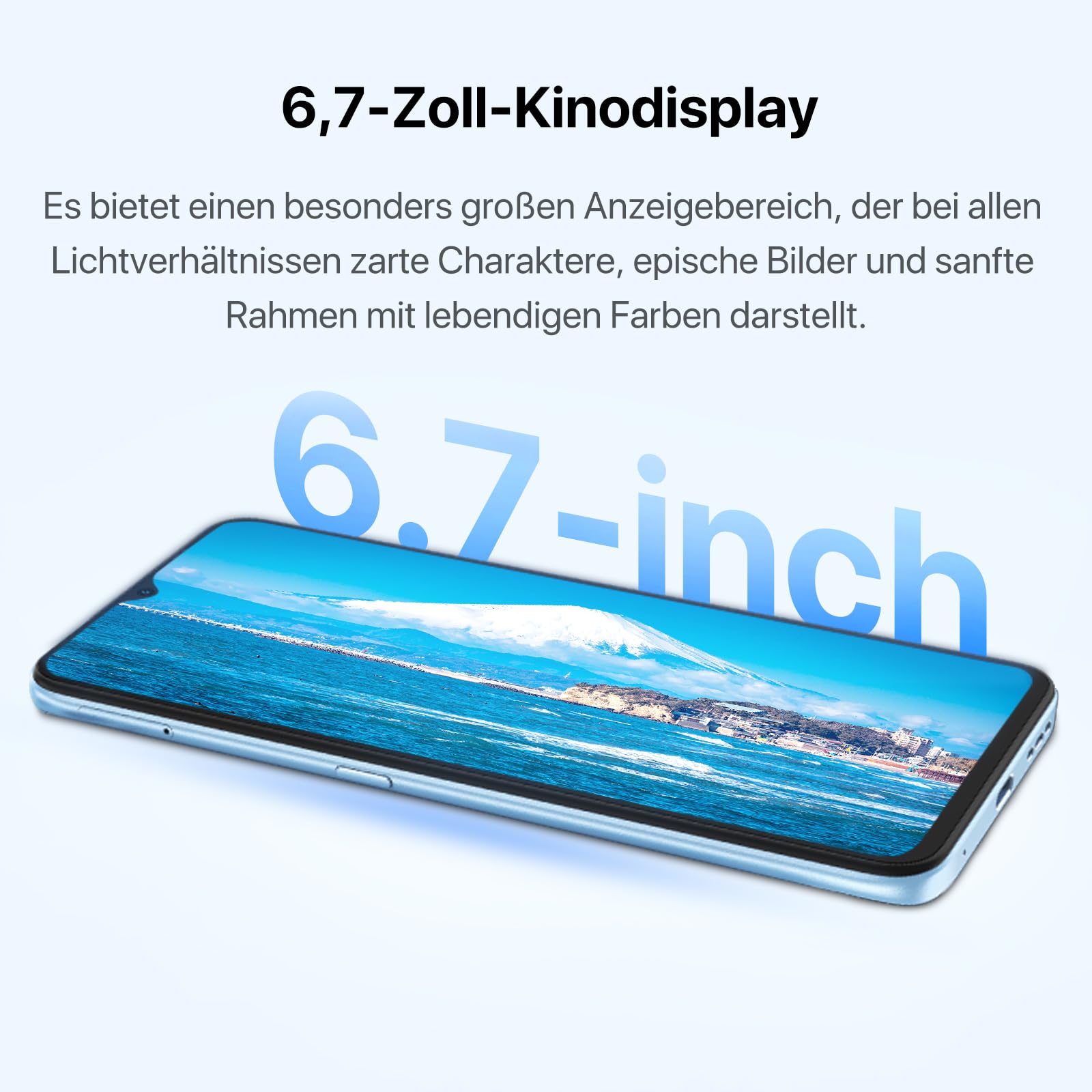 UMIDIGI F3 Handy ohne Vertrag 6,7" 48MP NFC 128GB