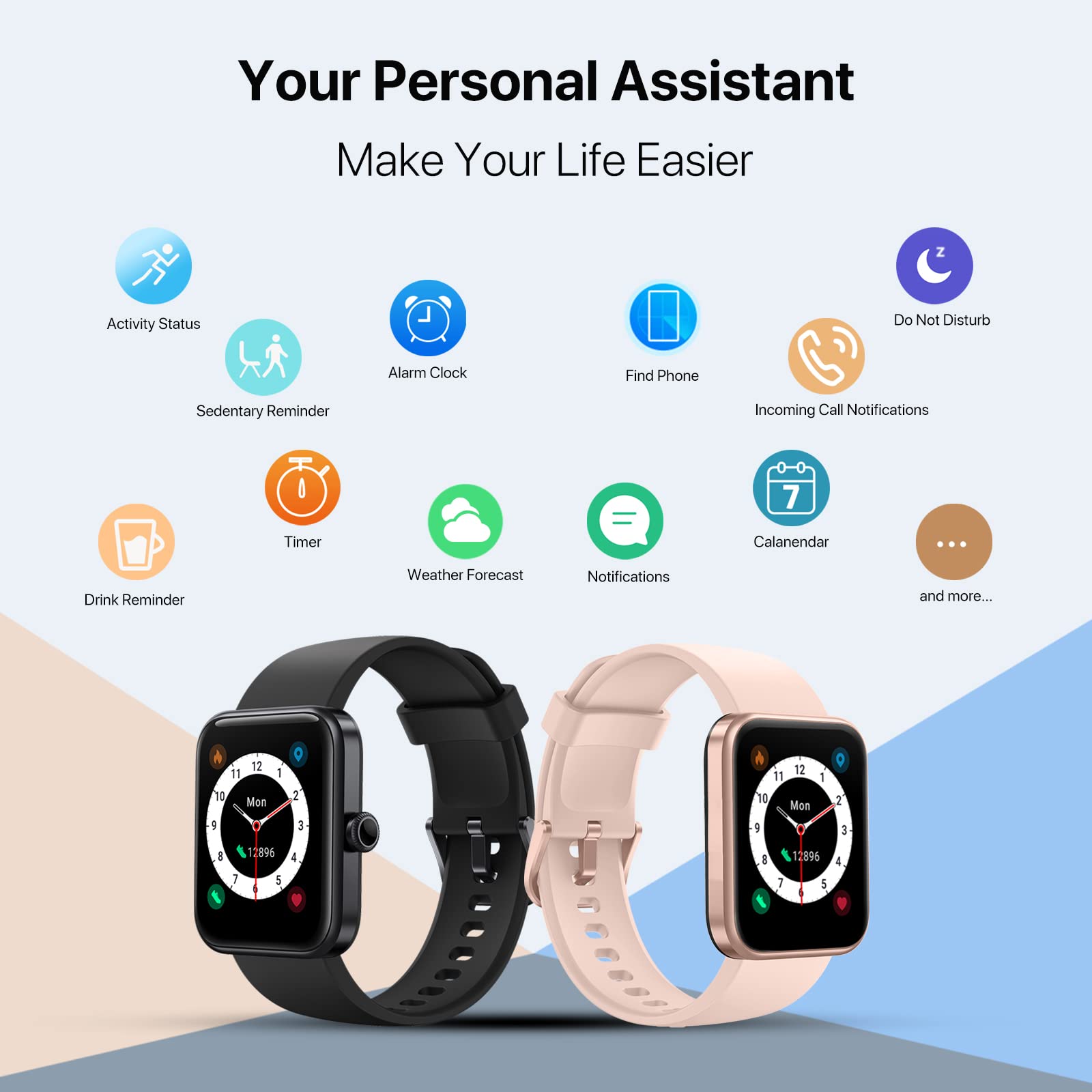 UMIDIGI UFit Pro Smartwatch 40mm Schwarz 5ATM