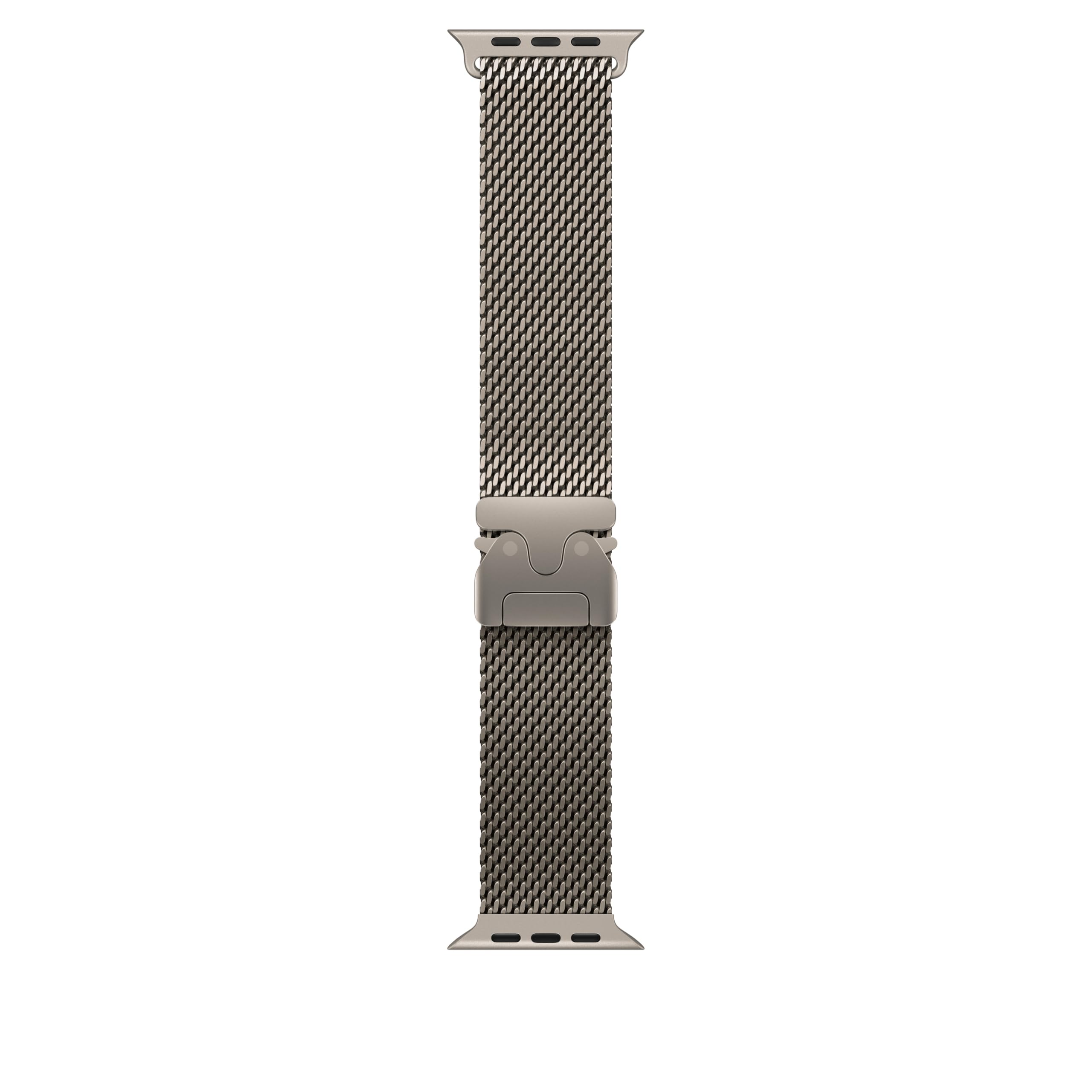 Apple Watch Milanaise Armband 49mm Natur Medium