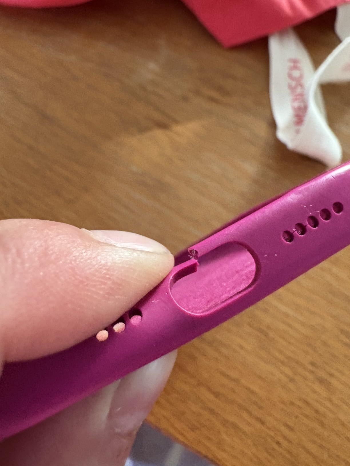 Apple iPhone 16 Silikon Case Hülle Fuchsia MagSafe