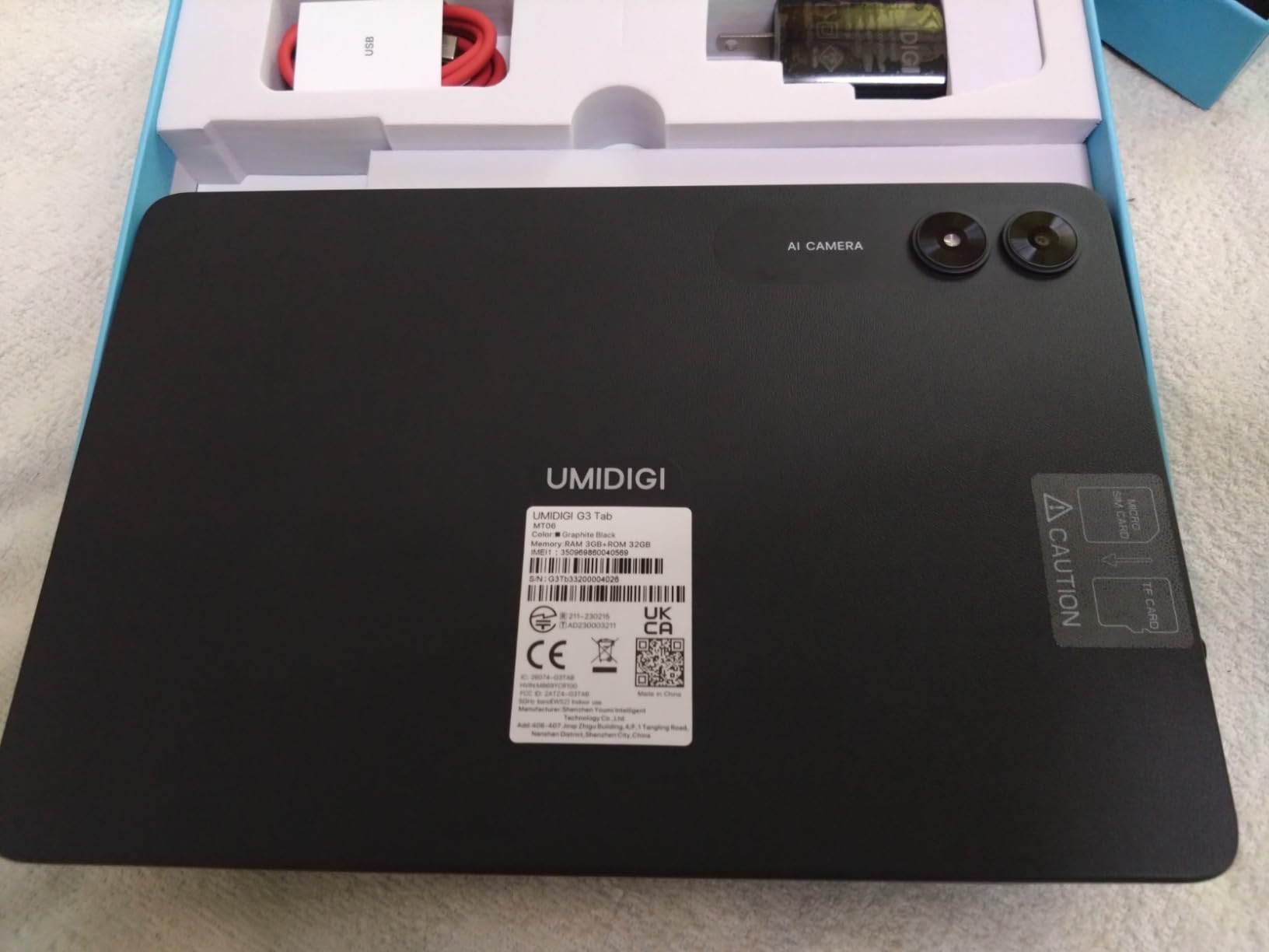 UMIDIGI G3 Tab Tablet 10,1 Zoll 3GB+32GB Android 13 4G