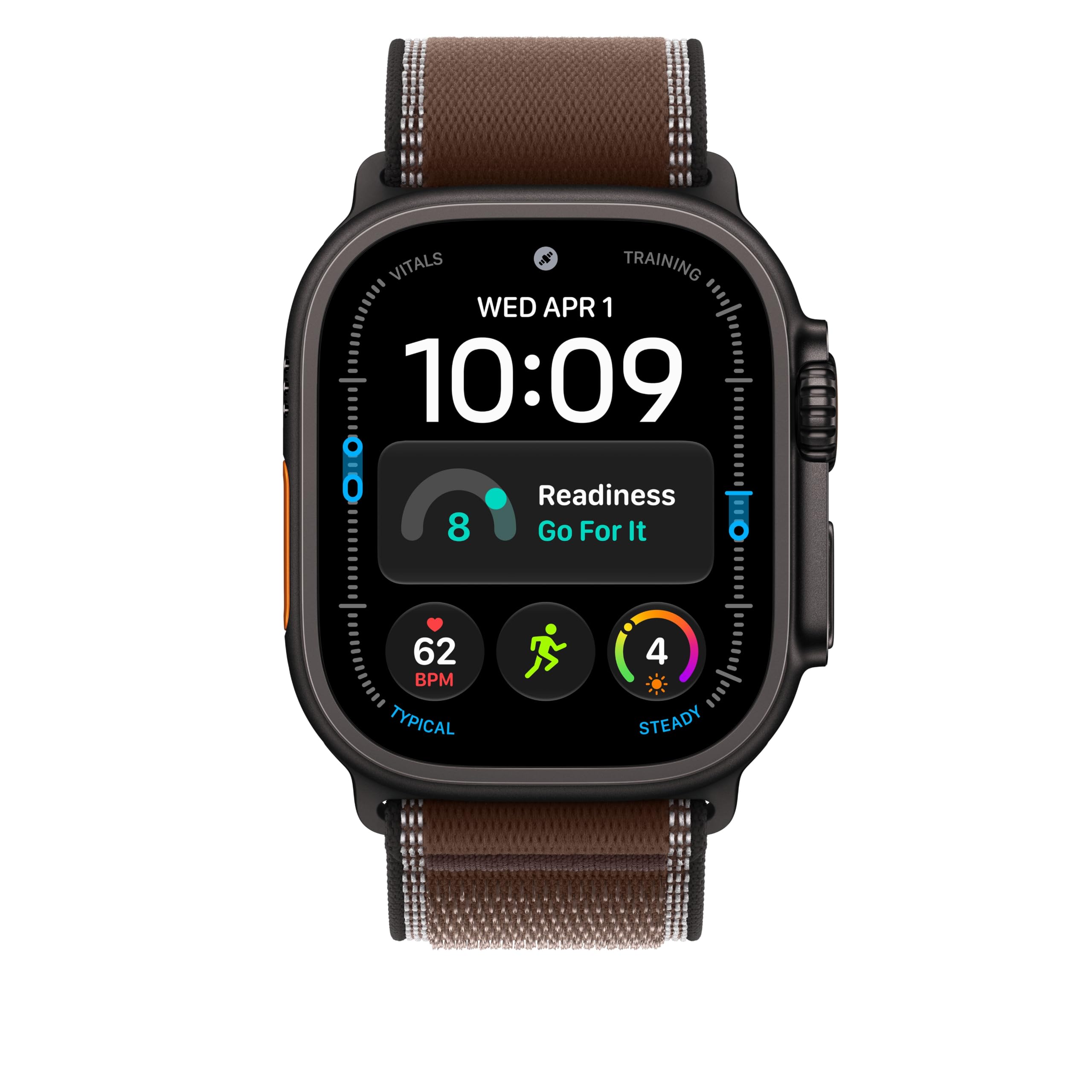 Apple Watch Trail Loop Armband 49 mm Dunkelumbra M/L