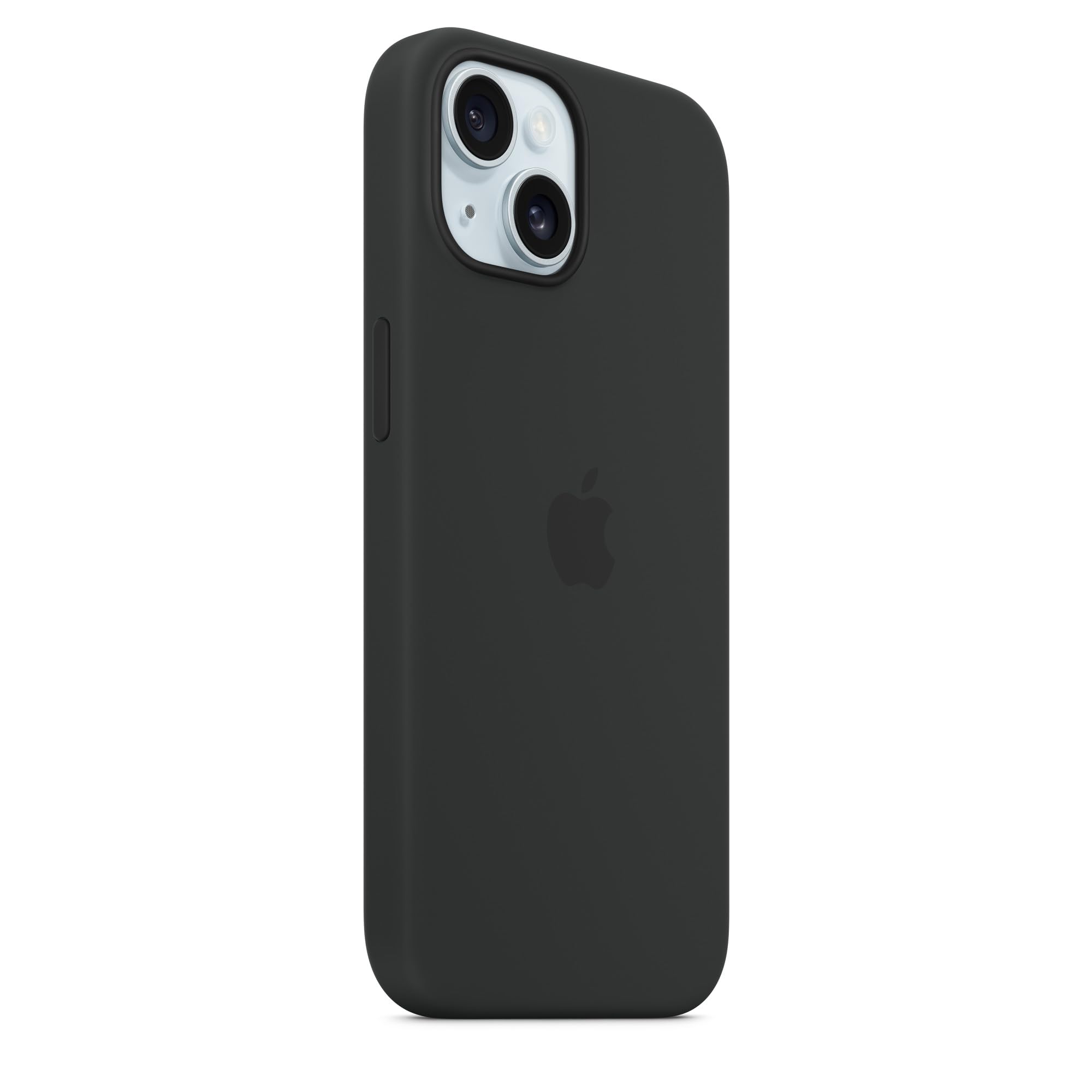 Apple iPhone 15 Silikon Case MagSafe Hülle Schwarz