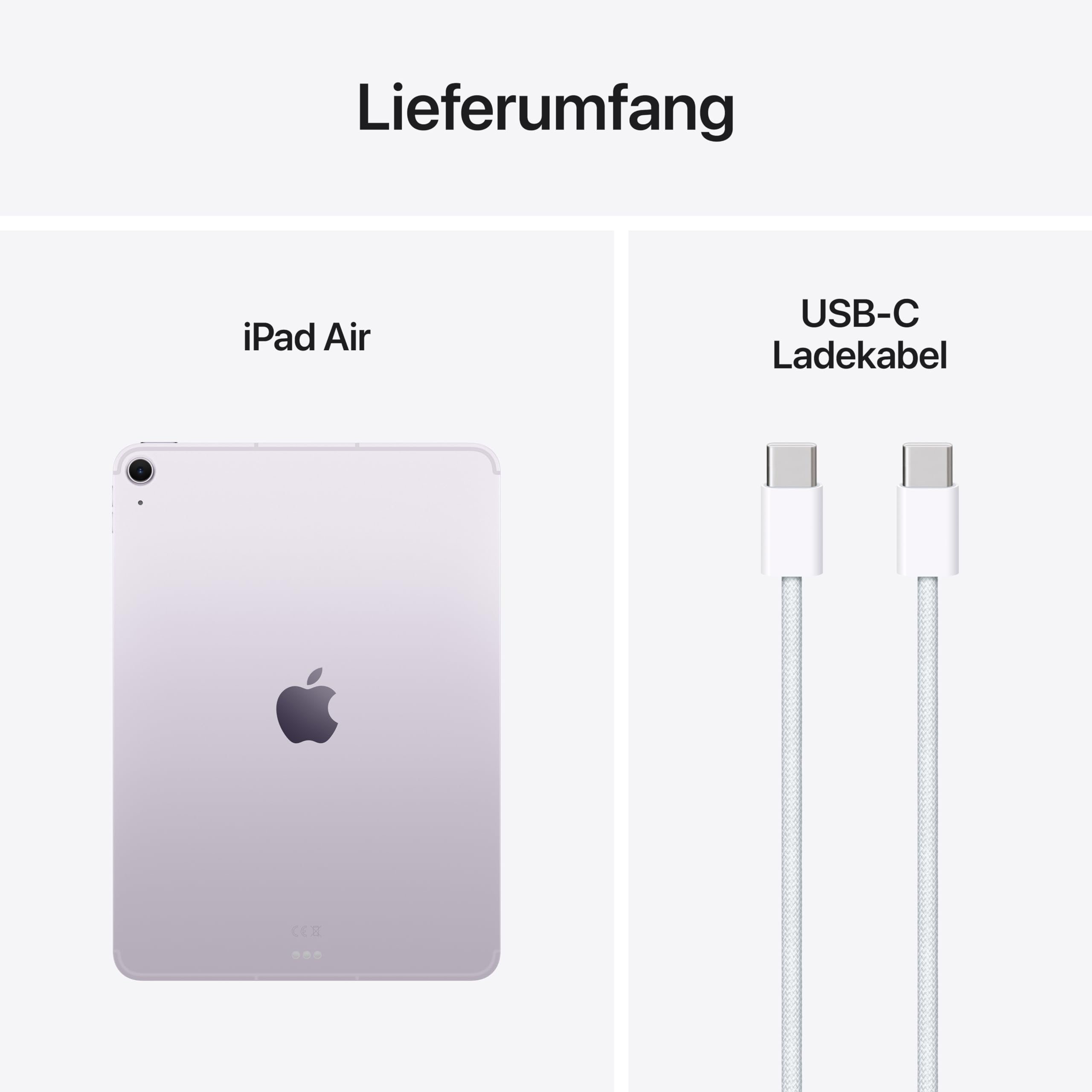 Apple iPad Air 11 M3 Tablet 512GB 5G Violett