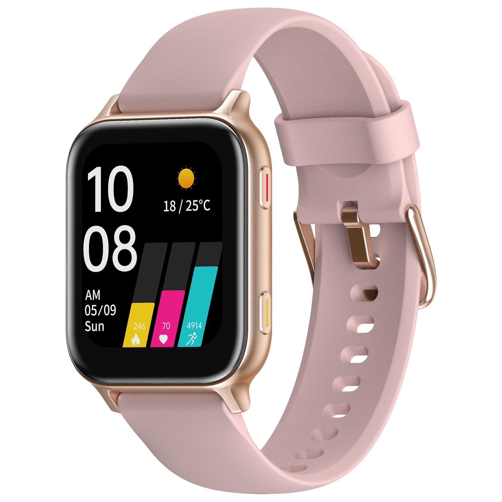 UMIDIGI Uwatch 5S Smartwatch Schwarz 1,7 Zoll 5ATM
