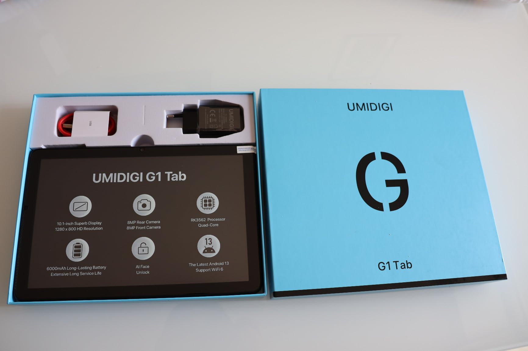 UMIDIGI G1 Tab Tablet 10,1 Zoll 64GB Grau Android 13