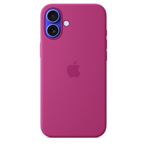 Apple iPhone 16 Plus Silikon Case MagSafe Fuchsia