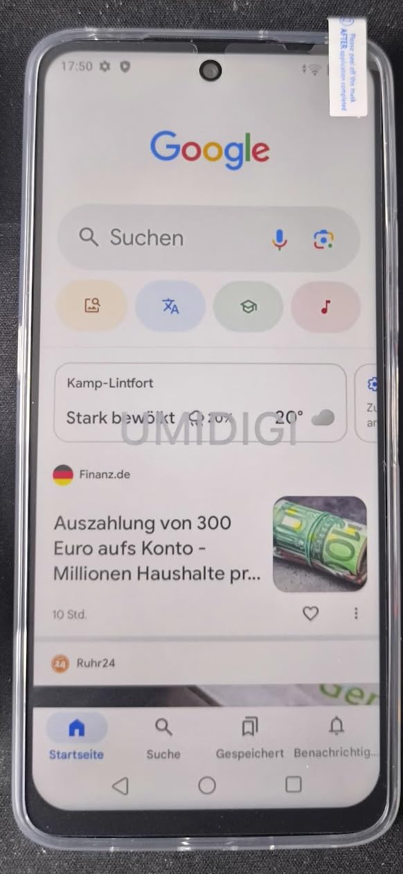 UMIDIGI Note 100 5G Smartphone 12GB 128GB 6,8 Zoll 120Hz