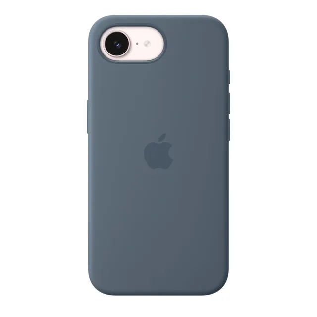 Apple iPhone 17e Silikon Case Hülle Maritimblau MagSafe