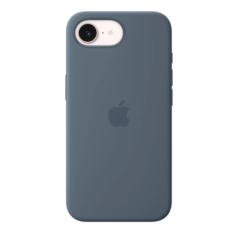 Apple iPhone 17e Silikon Case Hülle Maritimblau MagSafe