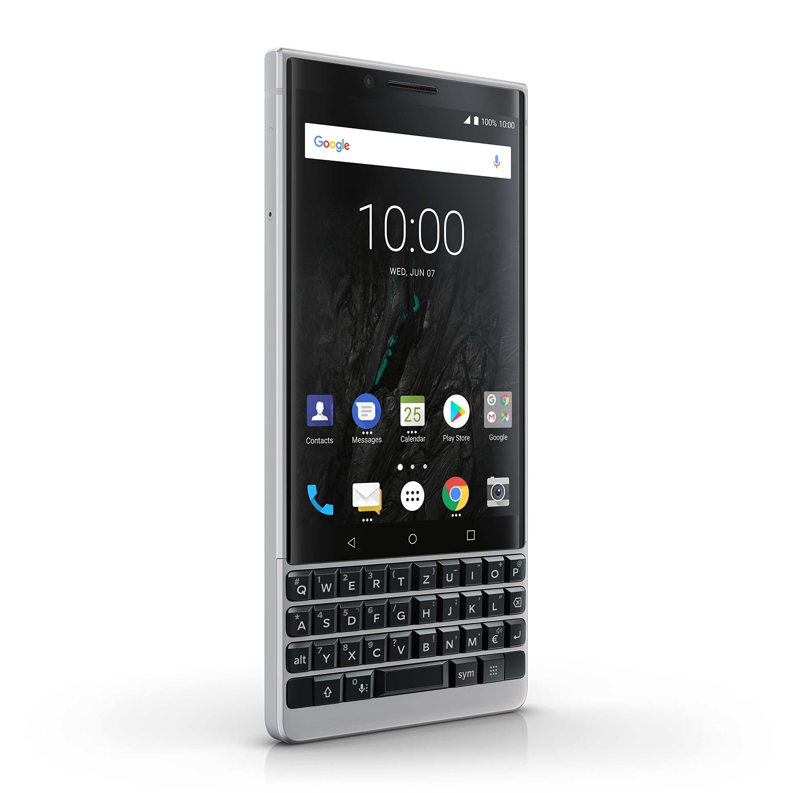 BlackBerry Key2 64GB Smartphone Silber QWERTZ Tastatur