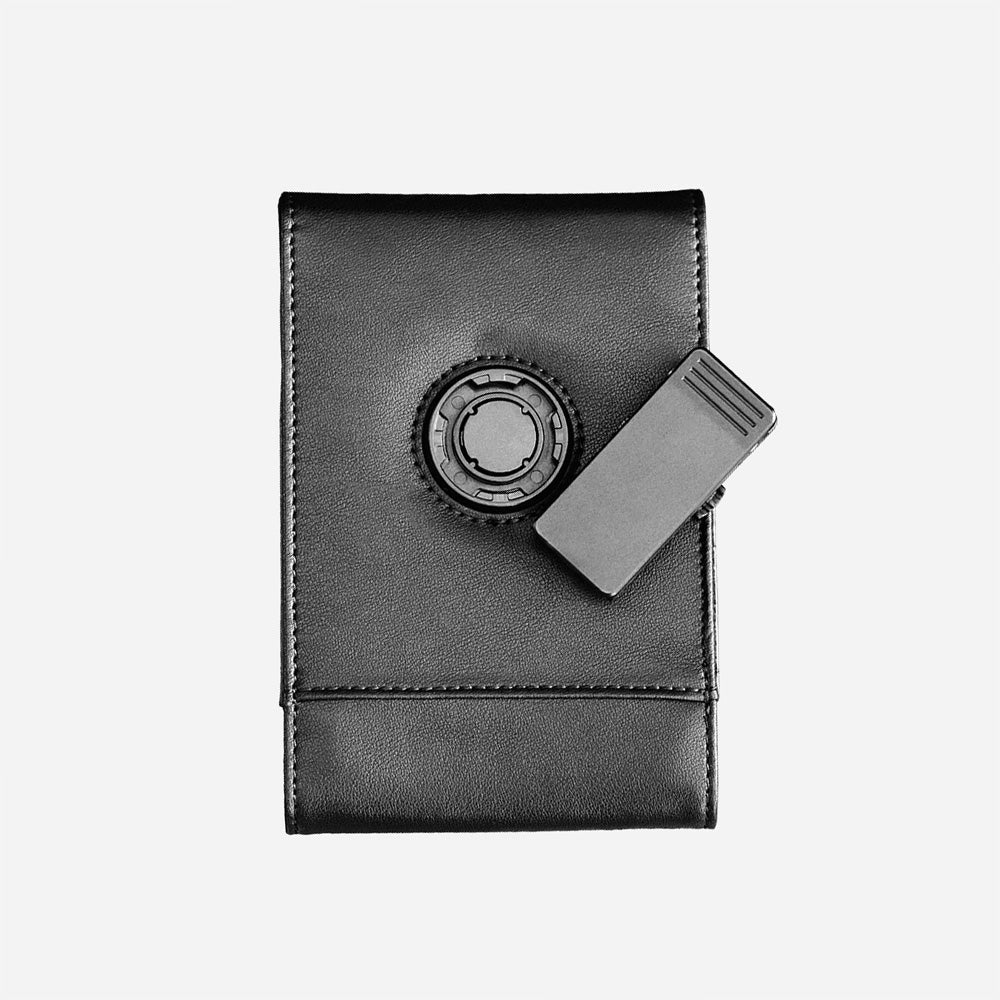 Unihertz Titan 2 Ledertasche Holster mit Gürtelclip Schwarz