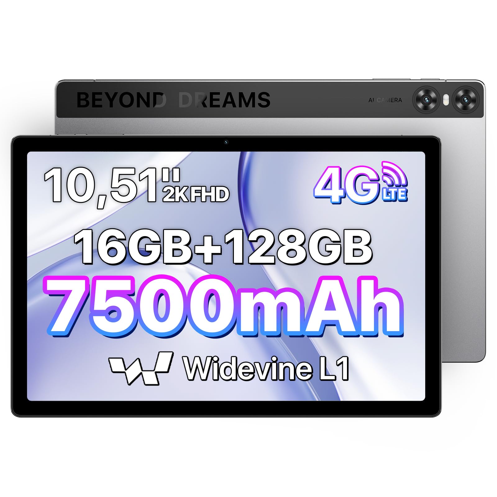 UMIDIGI A13 Tab 10.5 Zoll Tablet 8+128GB 2K mit SIM