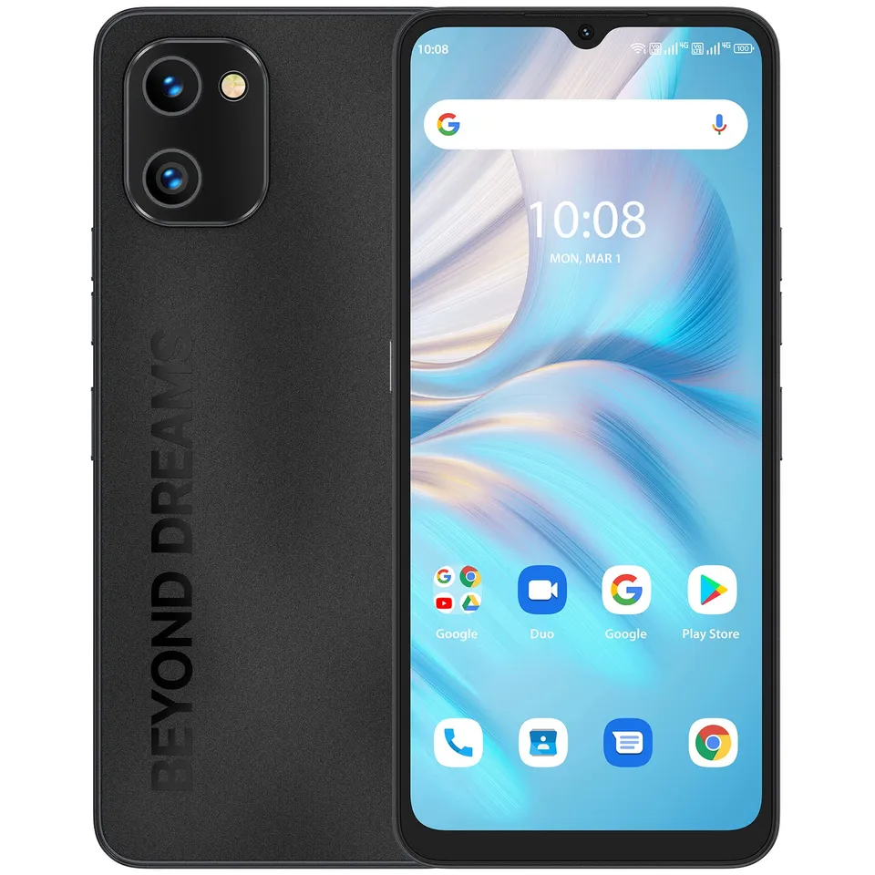 UMIDIGI G100A Smartphone 6,9" 8GB/128GB Schwarz 120Hz