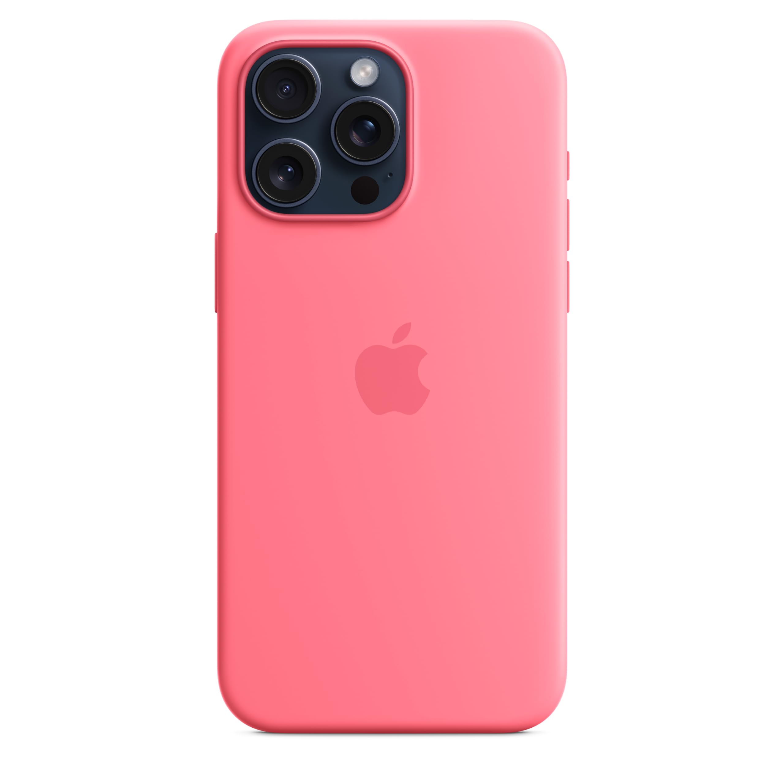 Apple iPhone 15 Pro Max Silikon Case Pink mit MagSafe