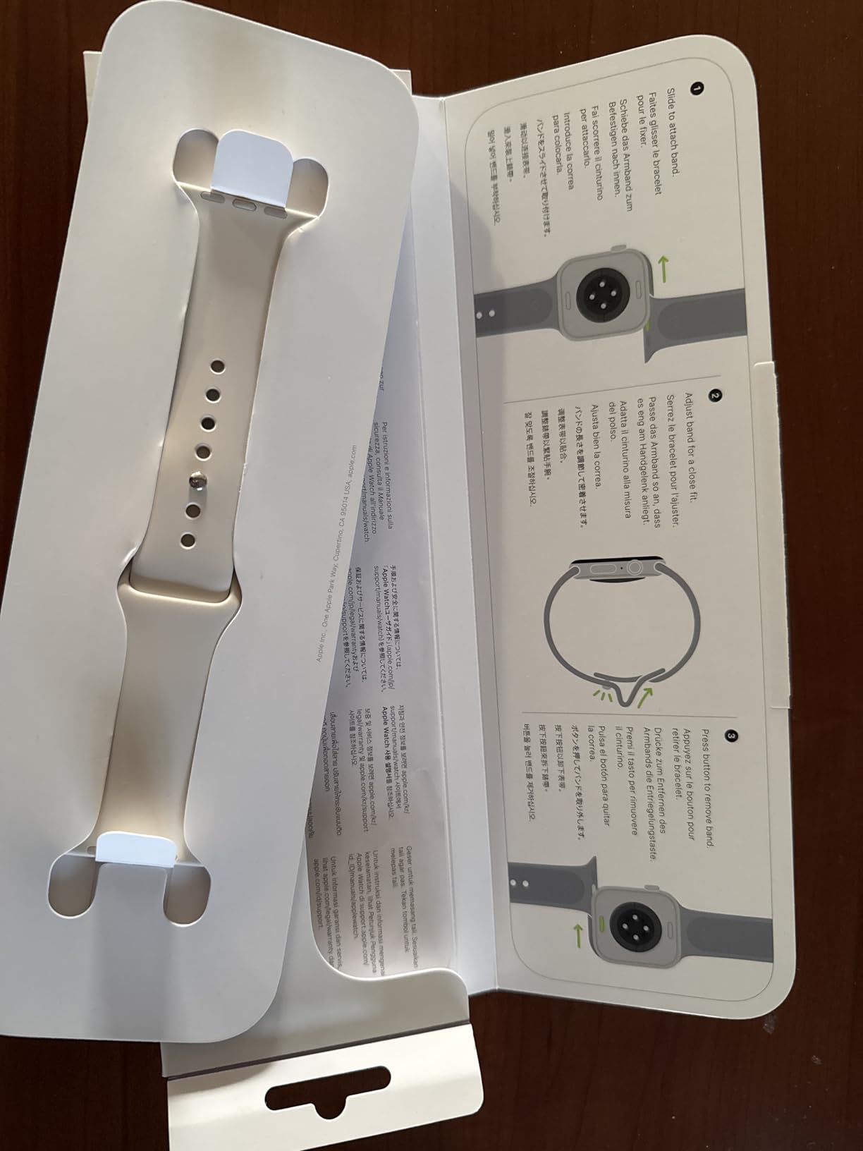 Apple Watch Sportarmband 46mm Armband Aquamarin M/L