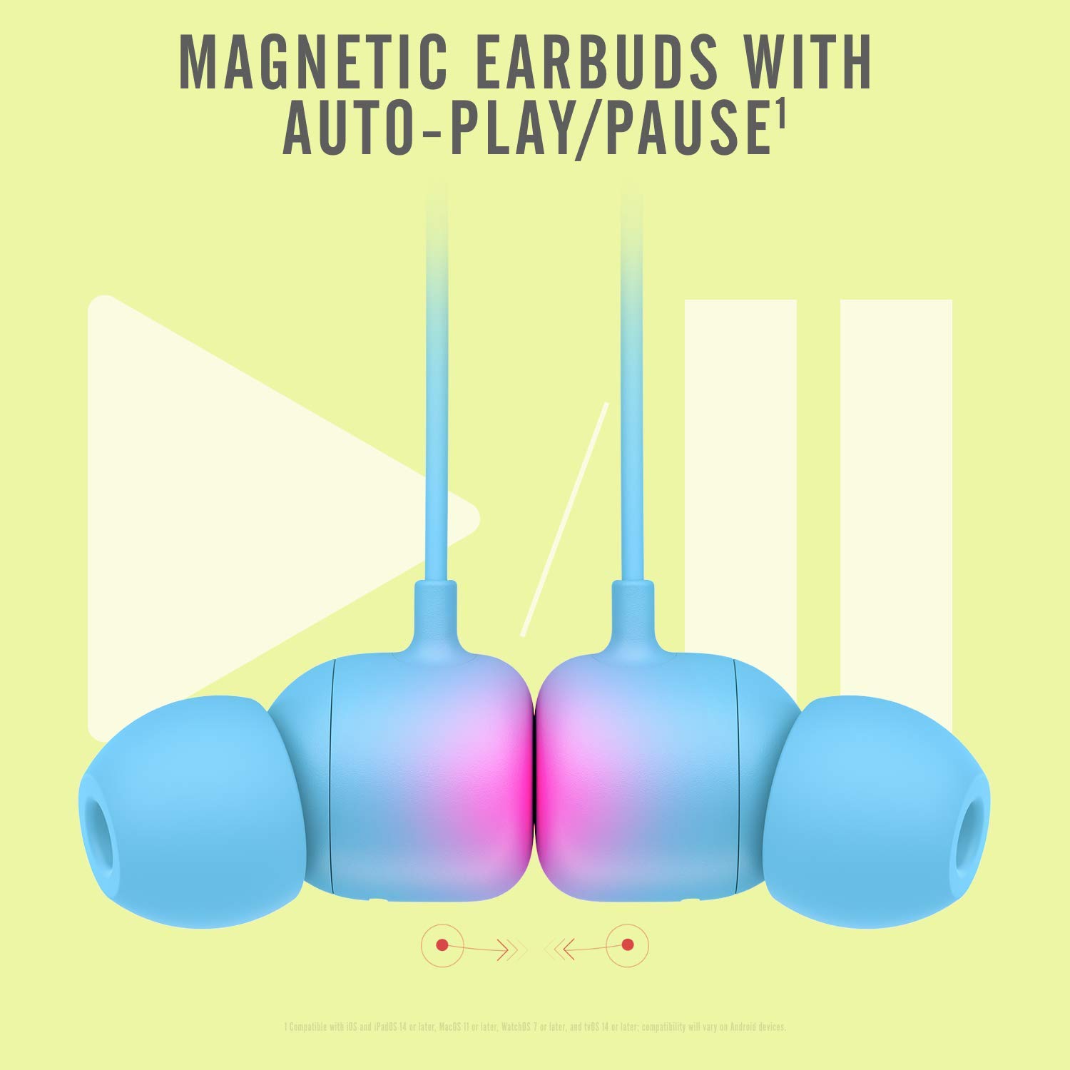 Beats Flex In-Ear Kopfhörer Bluetooth Flammenblau 12h