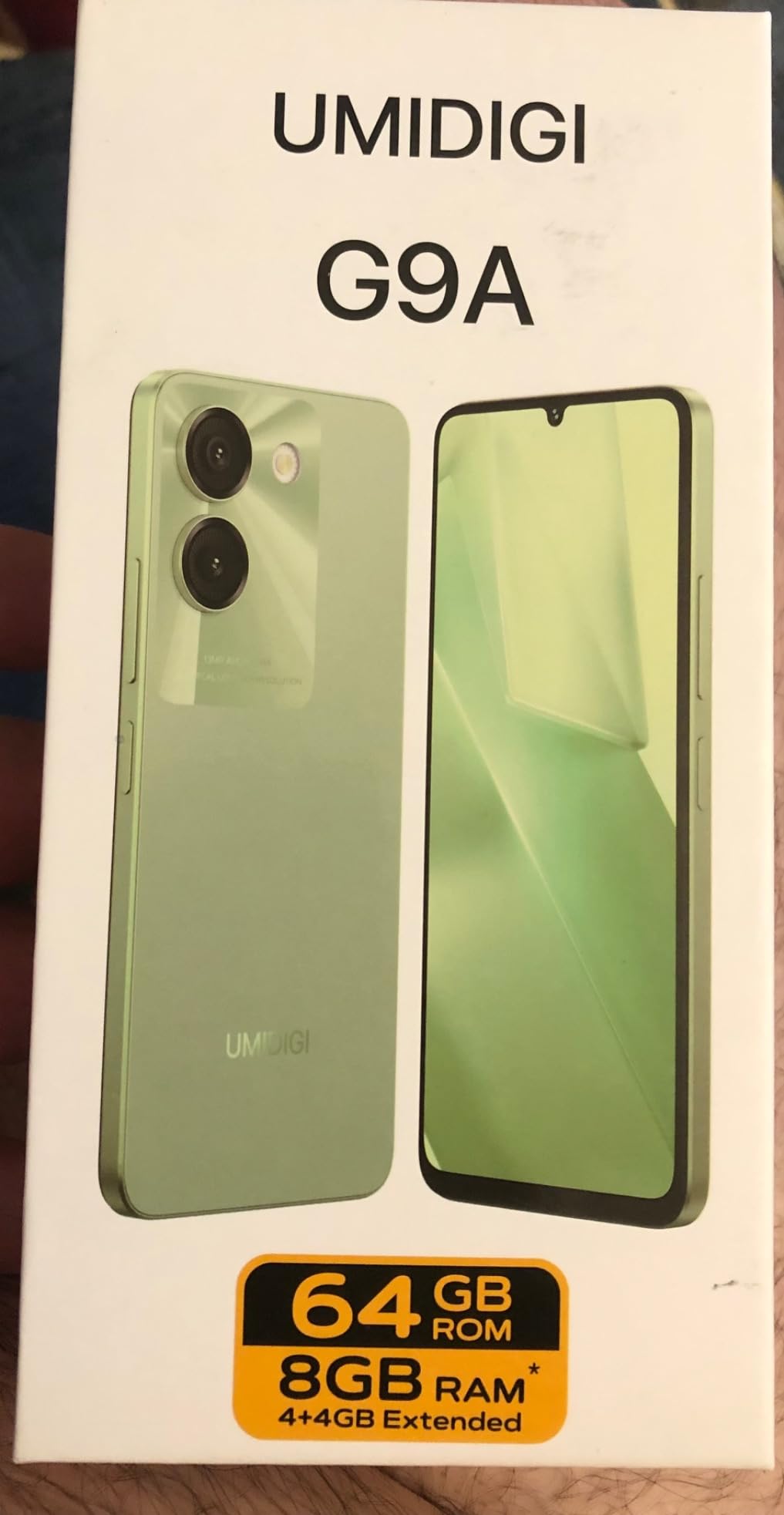 Umidigi G9A Smartphone 8/64GB Noir 6,75" Android 14 Go