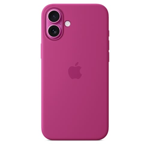 Apple iPhone 16 Plus Silikon Case MagSafe Fuchsia
