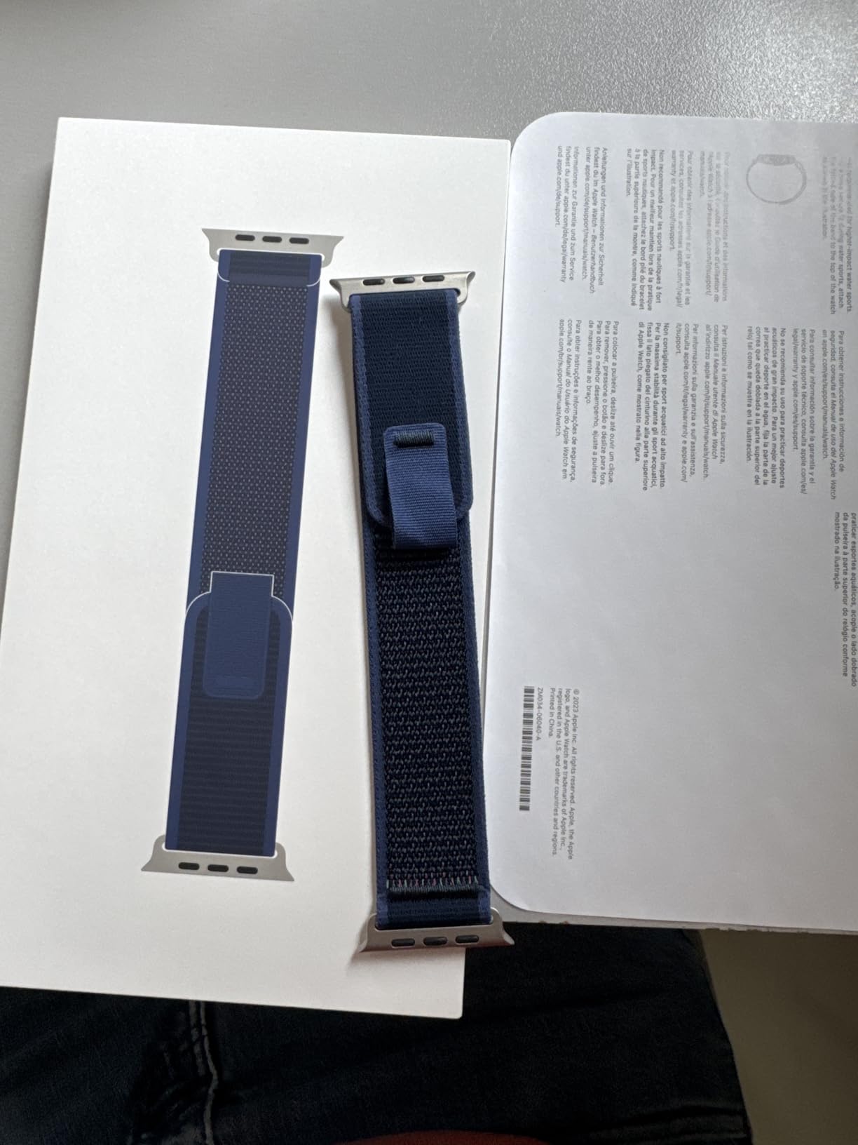 Apple Watch Trail Loop Armband 49 mm Sand S/M