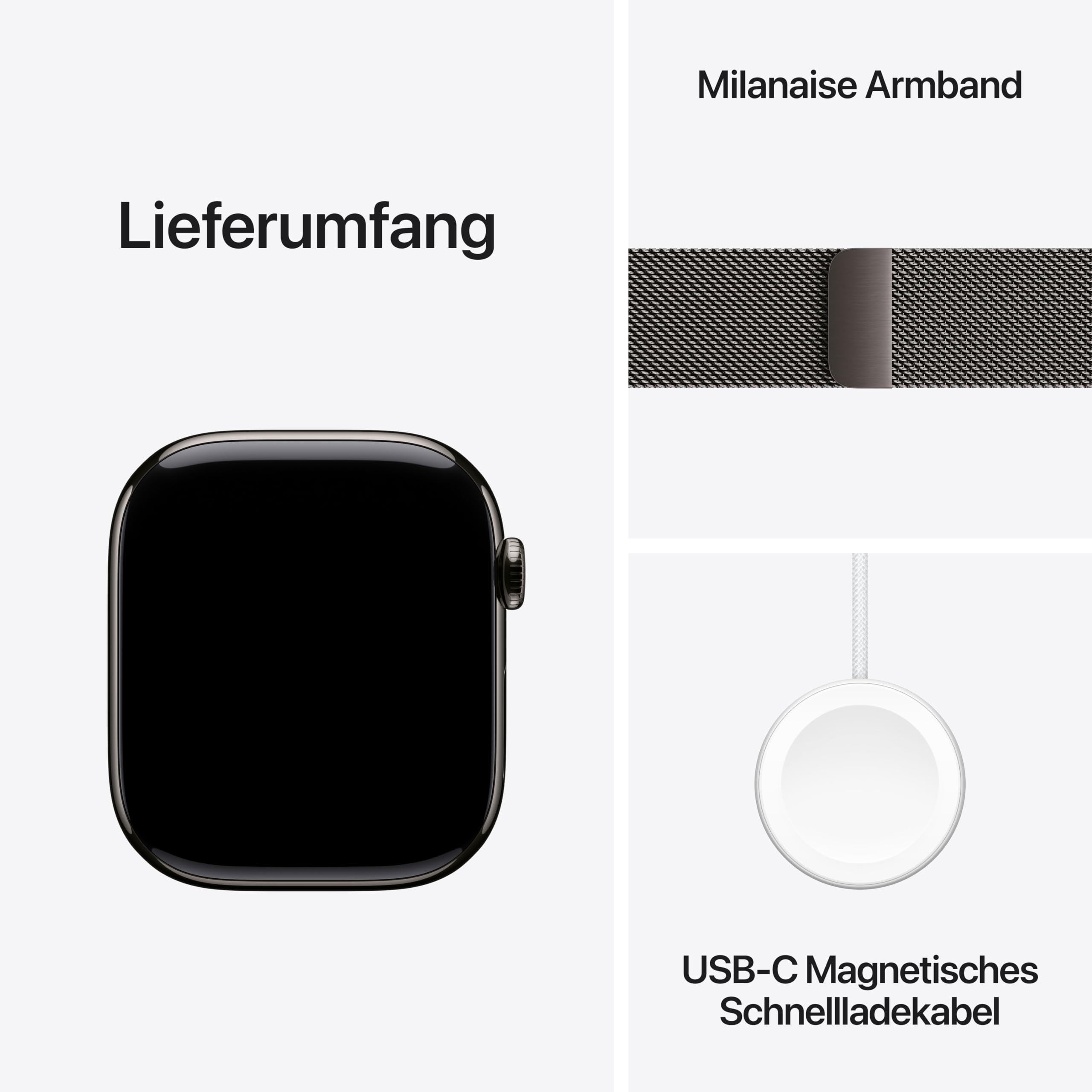 Apple Watch Series 11 GPS Cellular 46mm Titan Schiefer