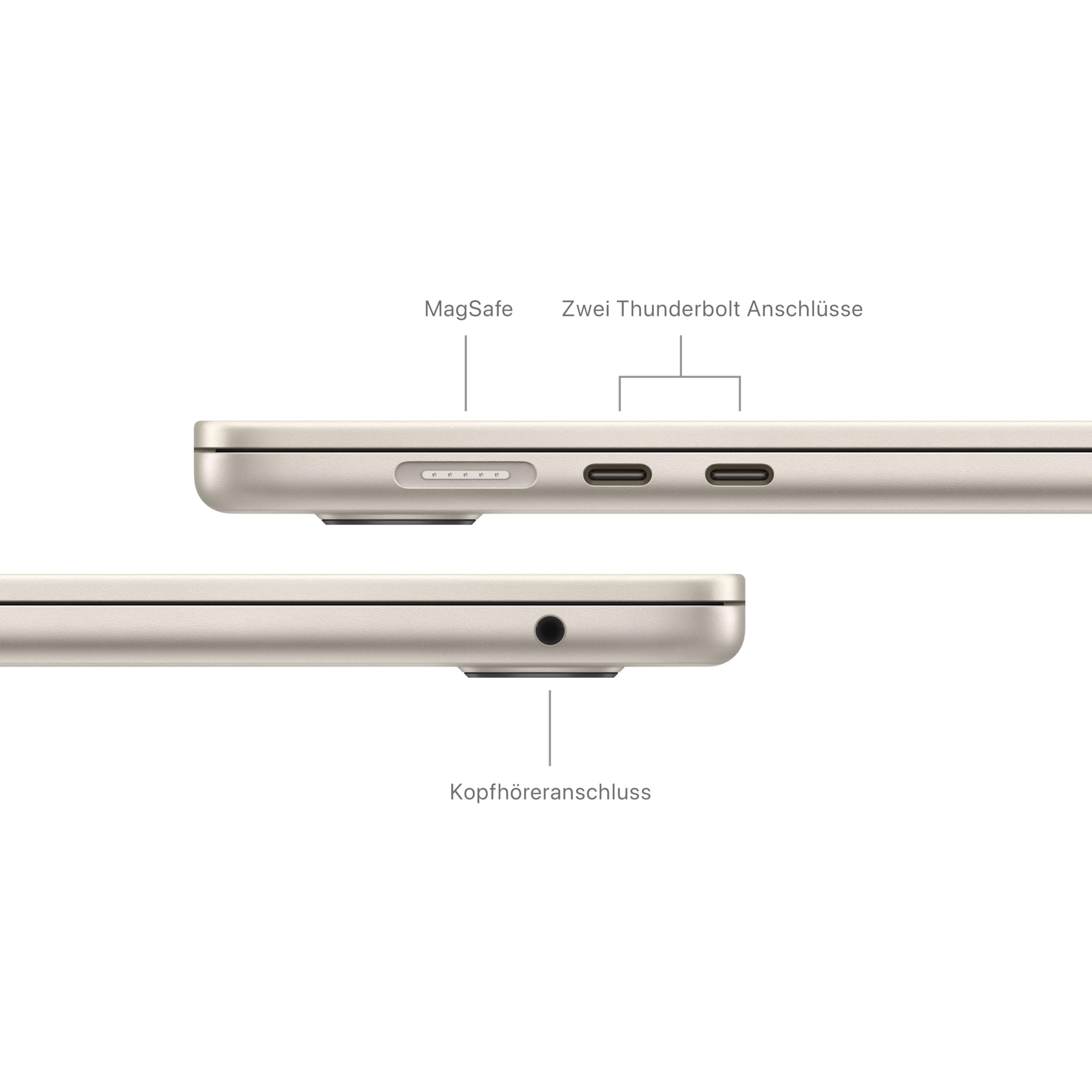Apple MacBook Air 15 M3 Laptop 512GB Polarstern