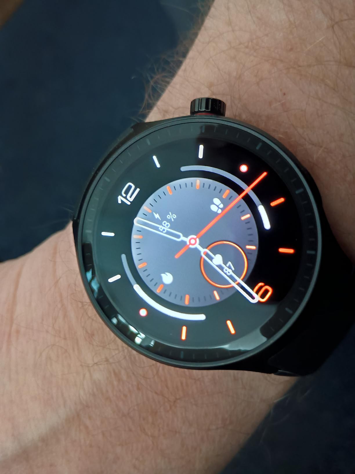 Motorola Moto Watch Polar Smartwatch 47mm Schwarz