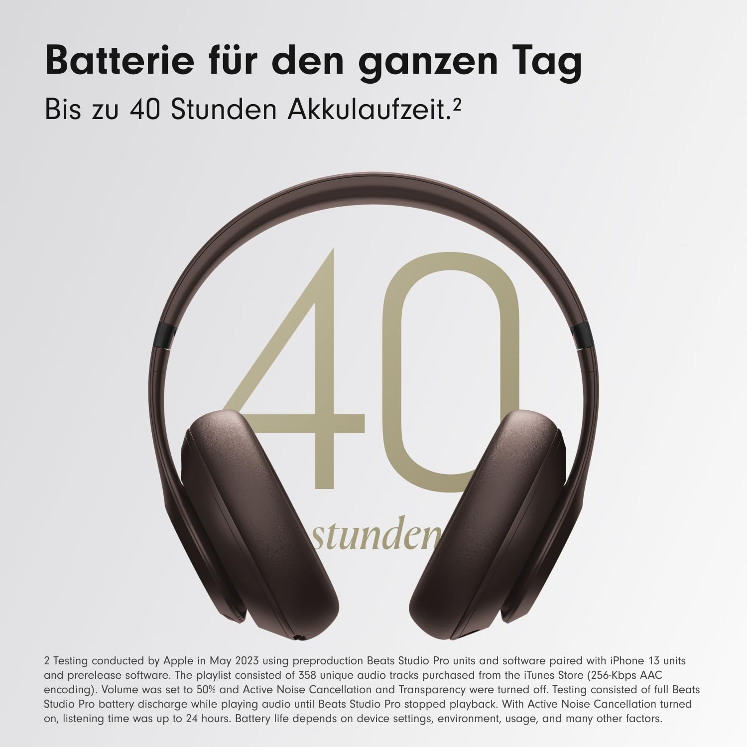 Beats Studio Pro Bluetooth Kopfhörer ANC Espresso