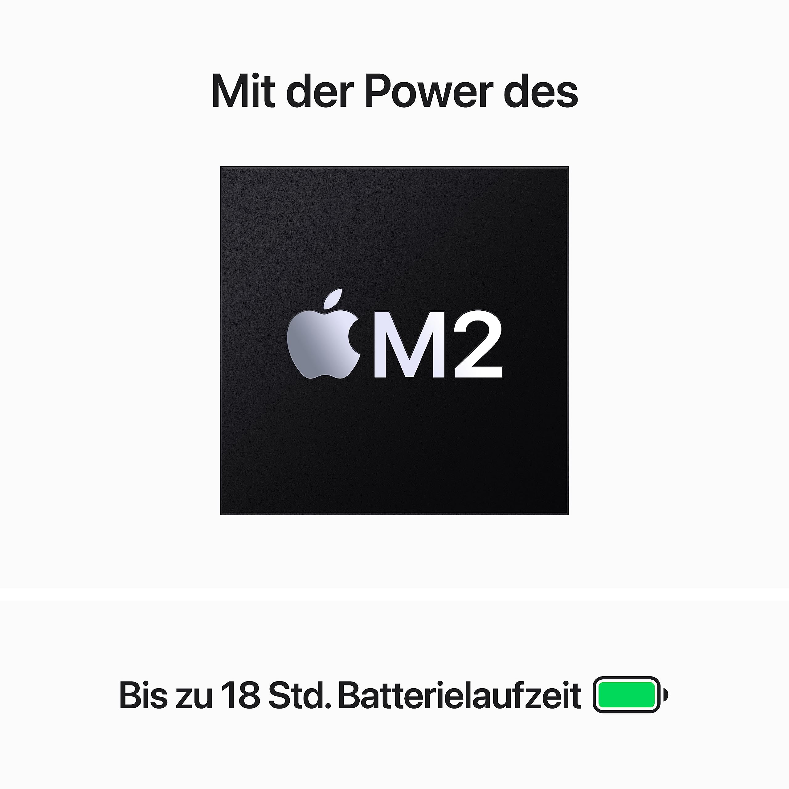 Apple MacBook Air M2 15,3" Laptop Mitternacht 8GB 512GB