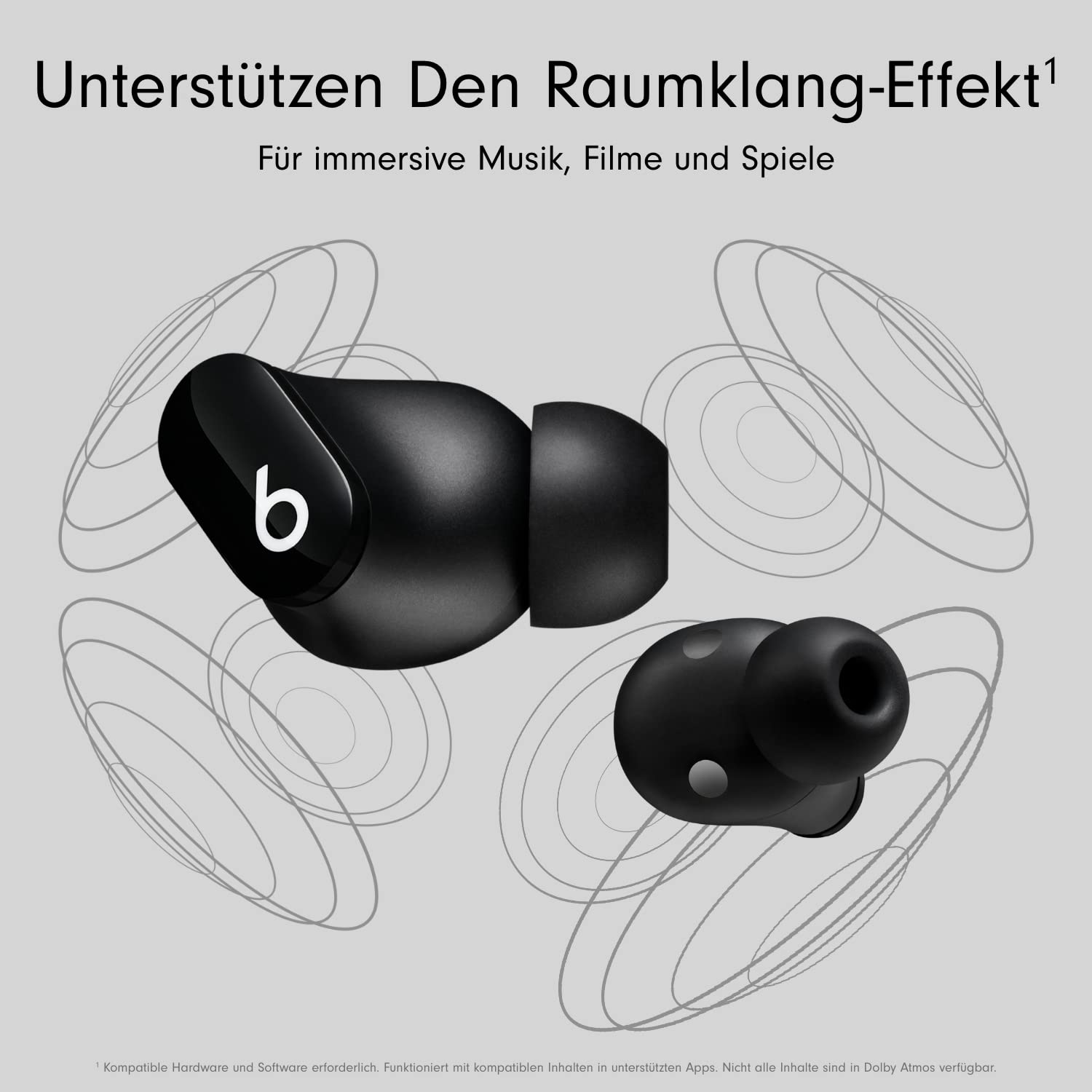 Beats Studio Buds In-Ear Kopfhörer Schwarz Noise-Cancelling