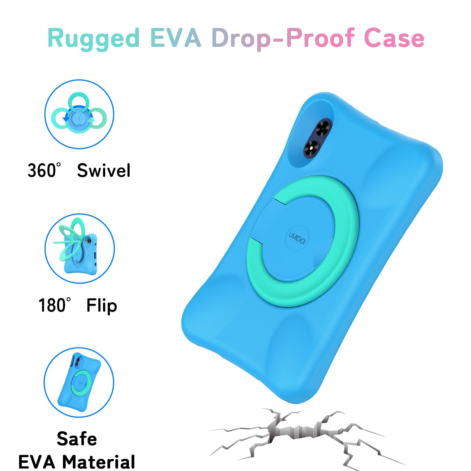 UMIDIGI G2 Kids Tablet 10,1 Zoll 64GB Blau Android 13