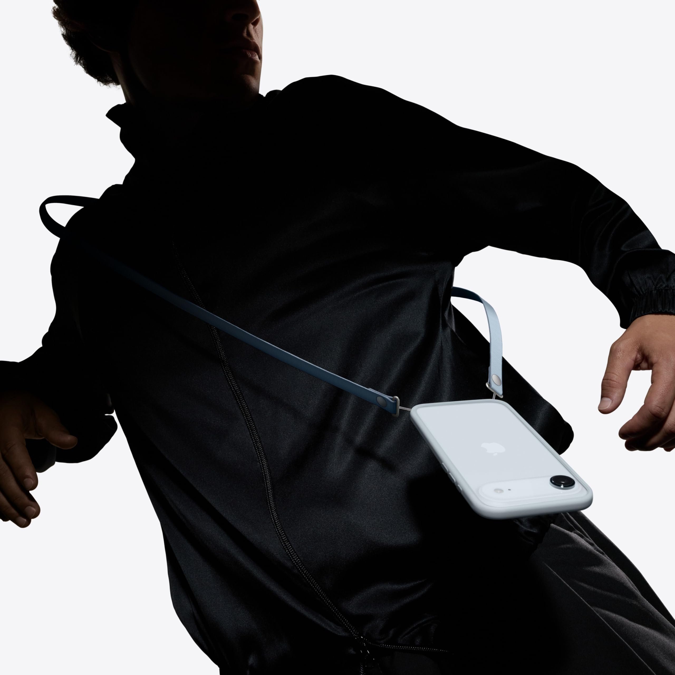 Apple Crossbody Strap Umhängeband Zartrosa verstellbar