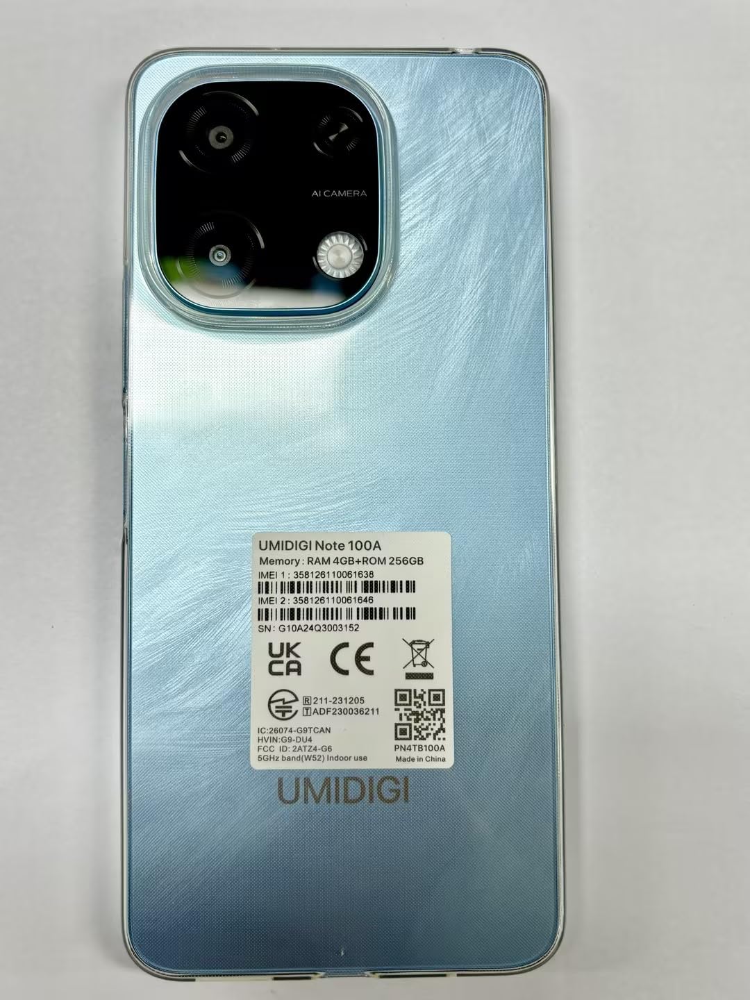 UMIDIGI Note 100A Smartphone 256GB 6,8 Zoll 120Hz