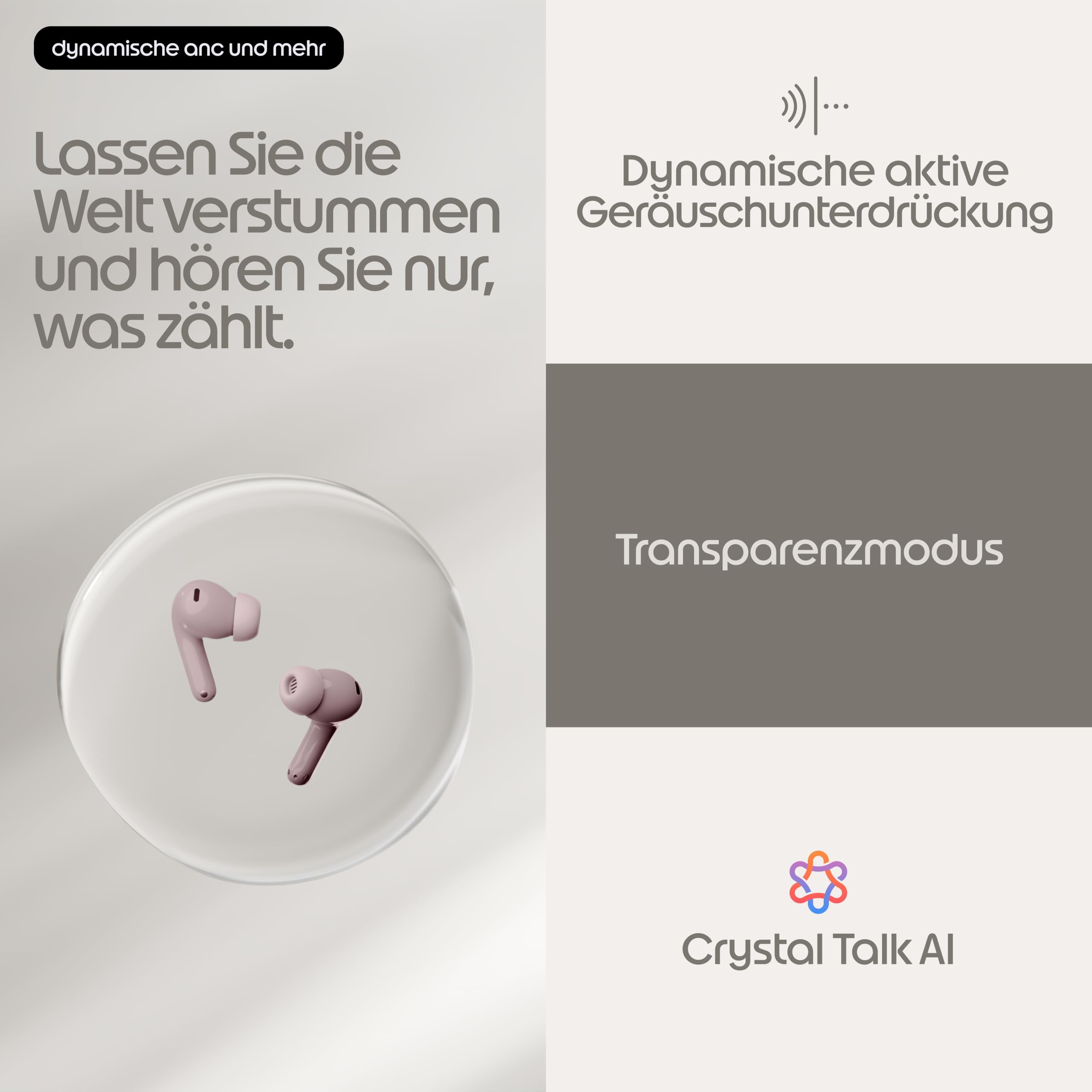 Motorola Moto Buds 2 Kopfhörer Violet Ice ANC
