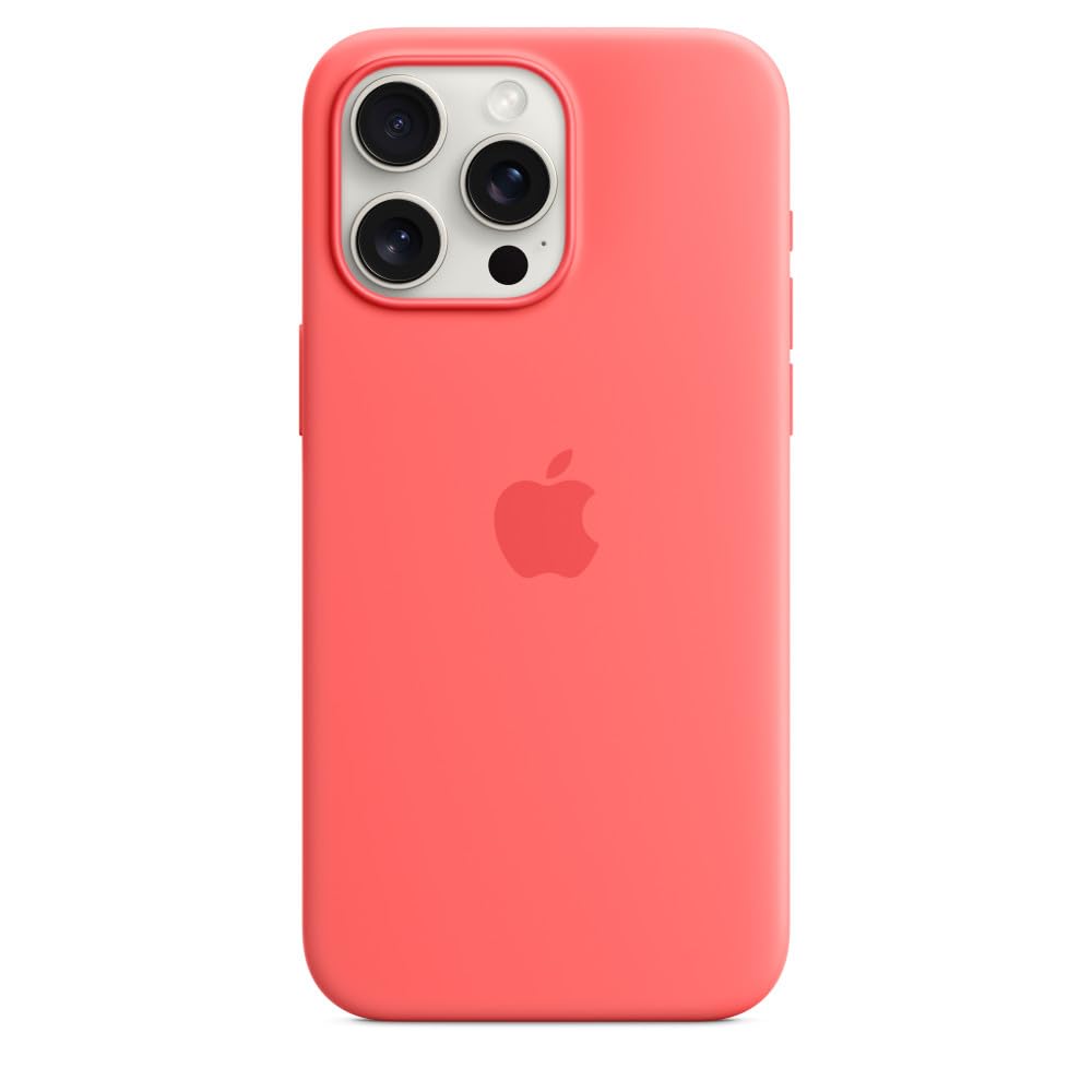 Apple iPhone 15 Pro Max Silikon Case Guave mit MagSafe