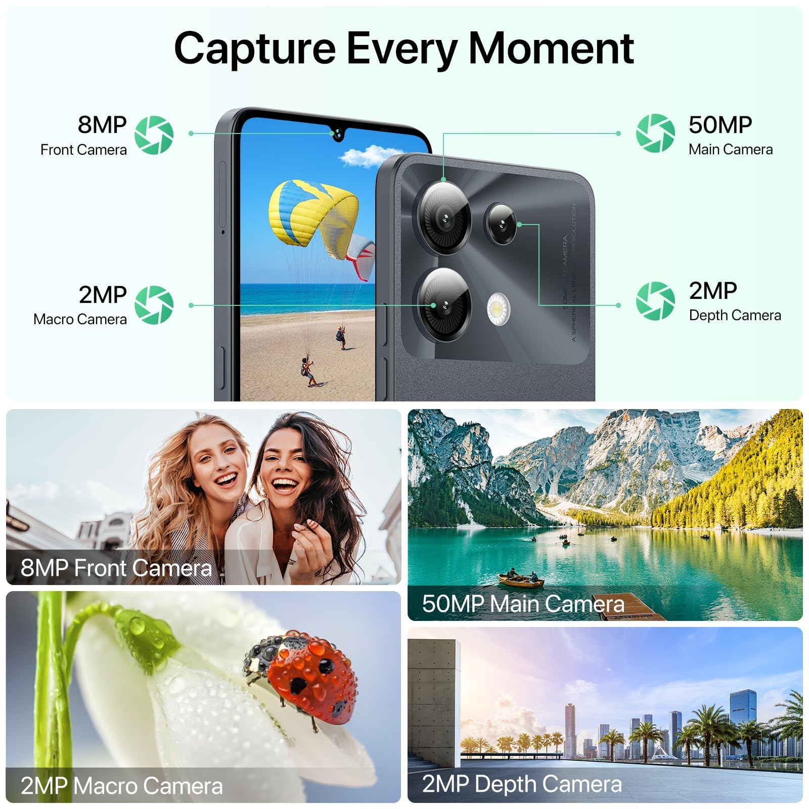 UMIDIGI G9 5G Smartphone 6,75 Zoll 12GB+128GB 50MP