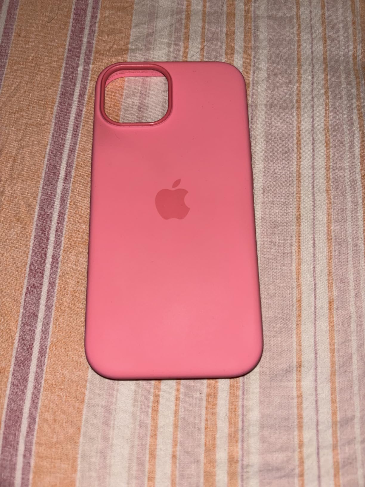 Apple iPhone 15 Silikon Case MagSafe Hülle Pink
