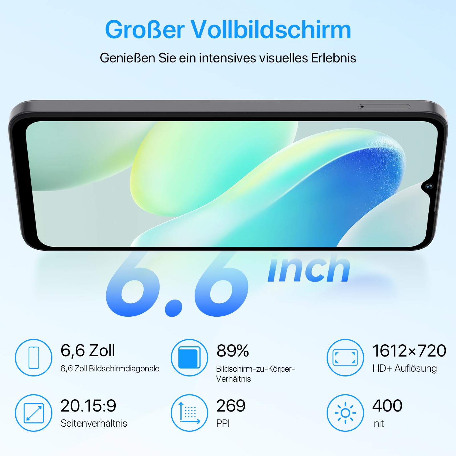UMIDIGI G5 Smartphone 6,6 Zoll 16GB RAM 128GB 50MP