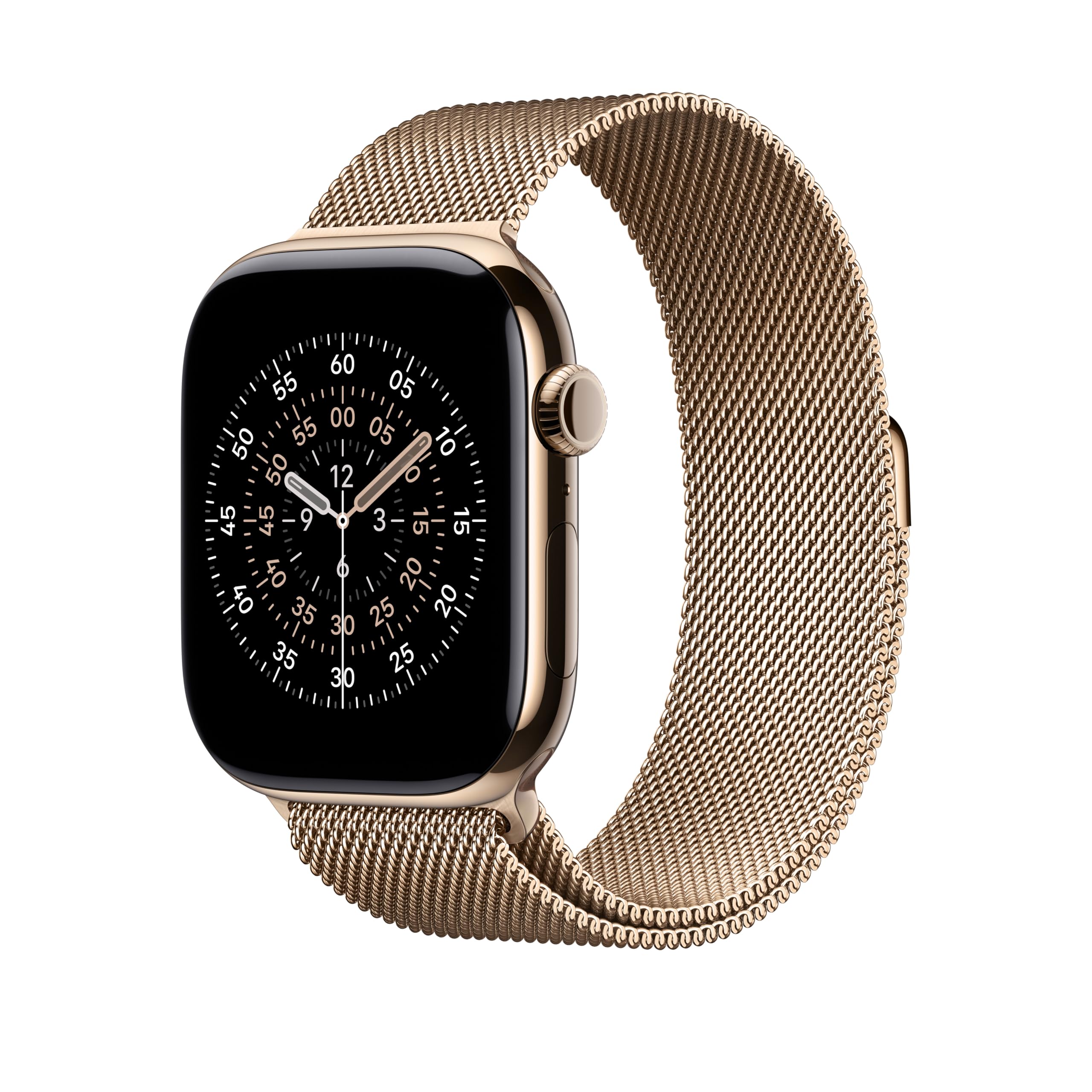 Apple Watch Milanaise Armband 46mm Gold M/L Magnet