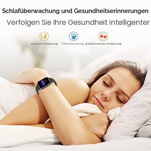 UMIDIGI Uwatch 5S Smartwatch Schwarz 1,7 Zoll 5ATM