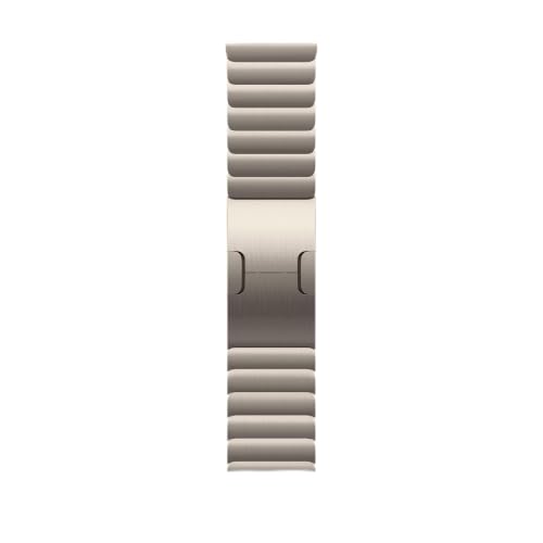 Apple Watch Gliederarmband 46 mm Armband Natur Edelstahl