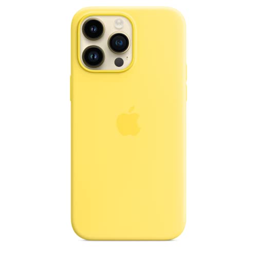 Apple iPhone 14 Pro Max Silikon Case MagSafe Kanariengelb