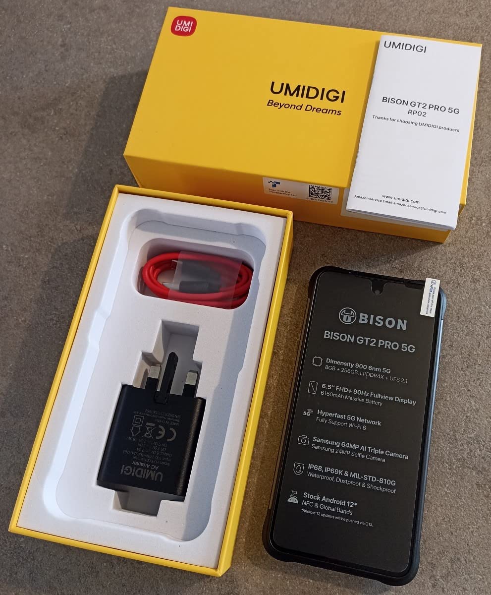Umidigi Bison GT2 Pro 5G Smartphone 8GB 256GB Outdoor
