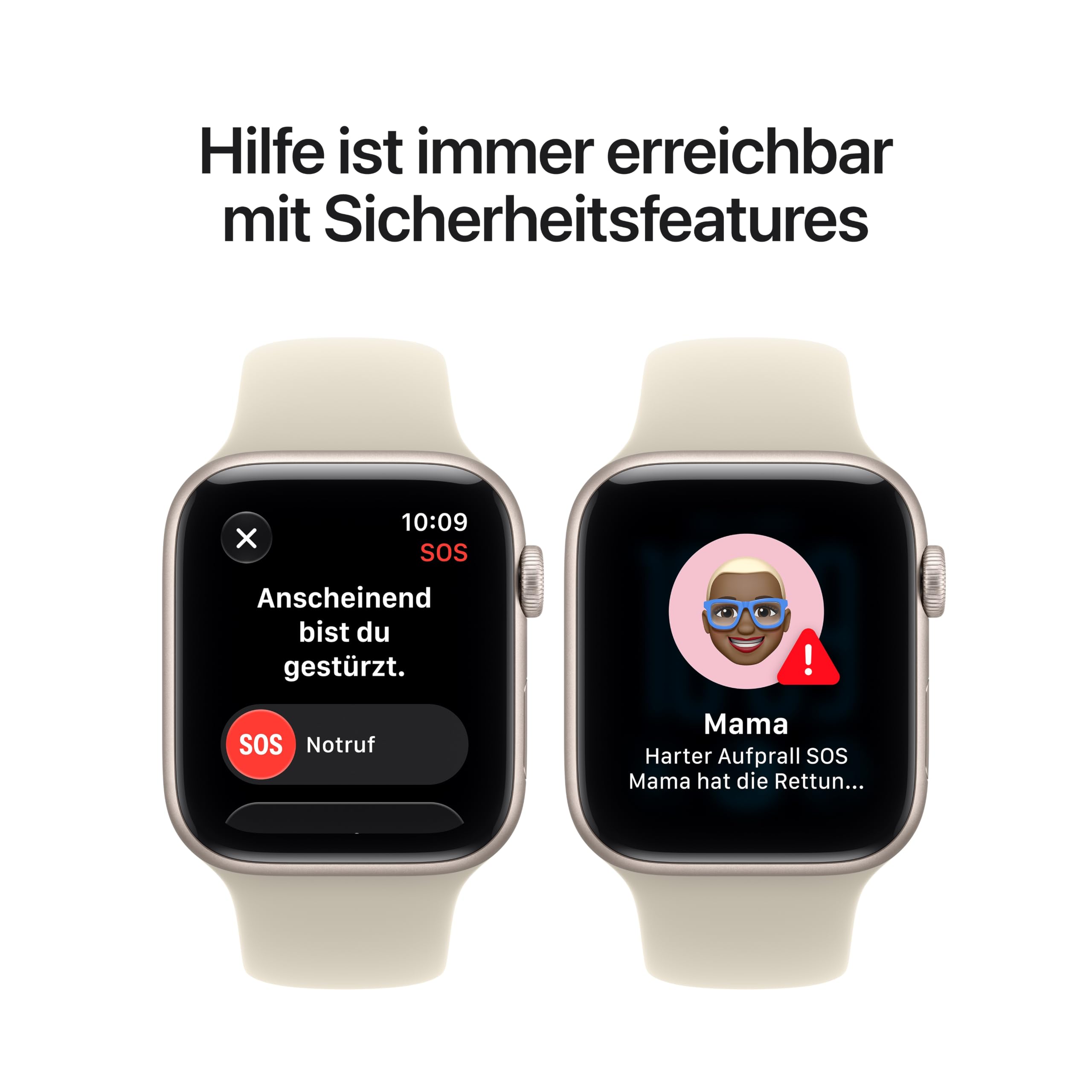 Apple Watch SE 3 GPS 44mm Smartwatch Mitternacht Aluminium