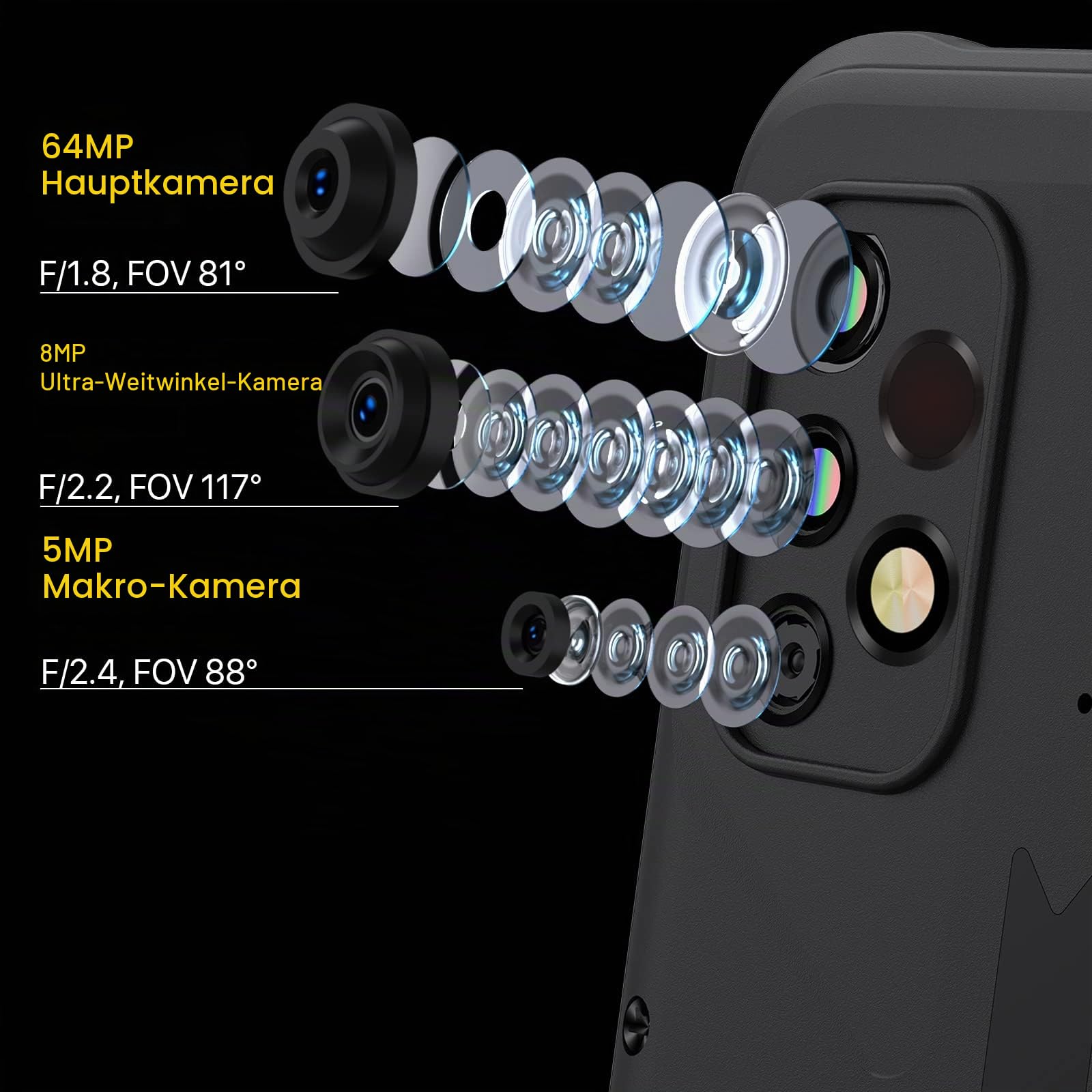 Umidigi Bison GT2 Pro 5G Smartphone 8GB 256GB Outdoor