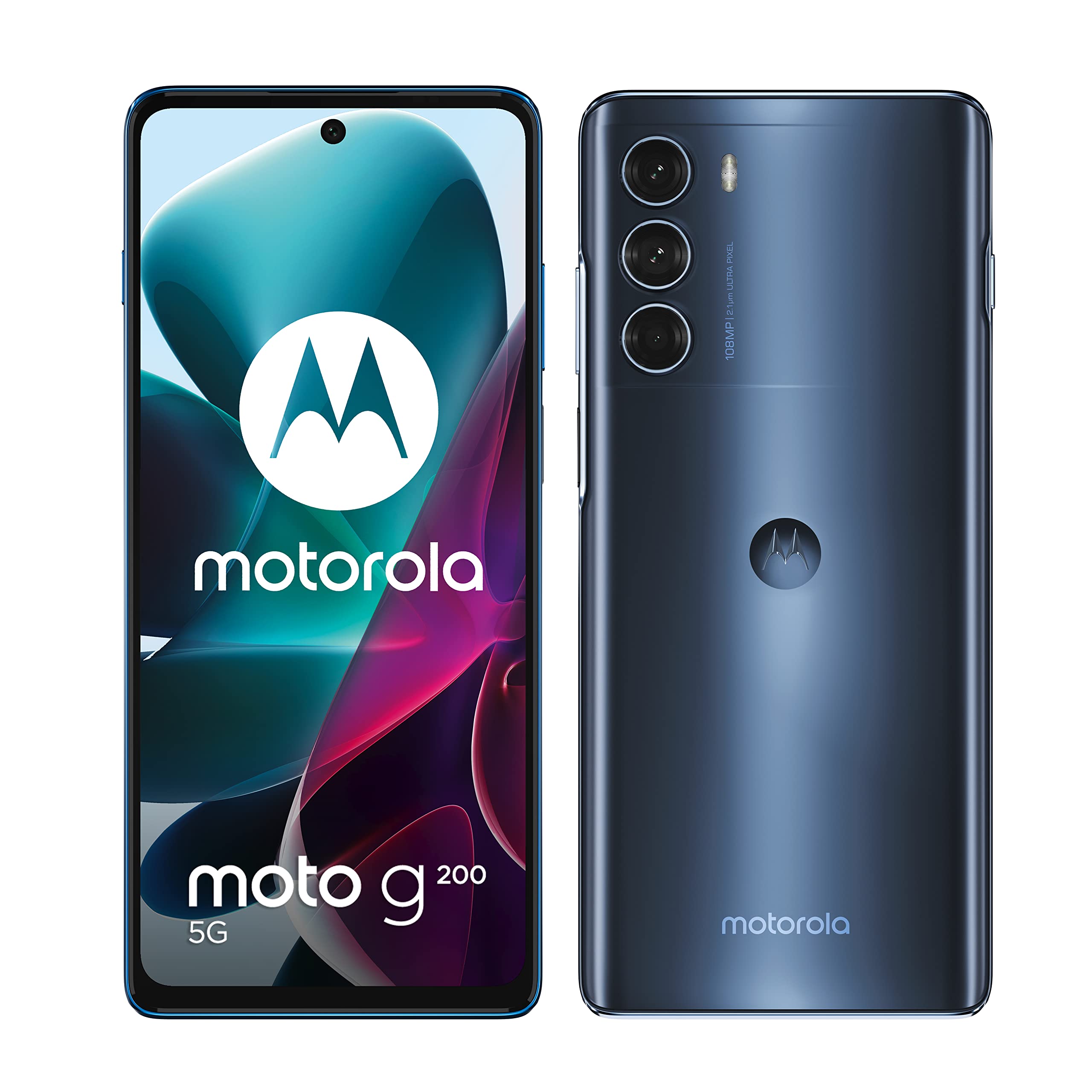 Motorola moto g200 5G Smartphone Stellar Blue 8/128 GB 108 MP