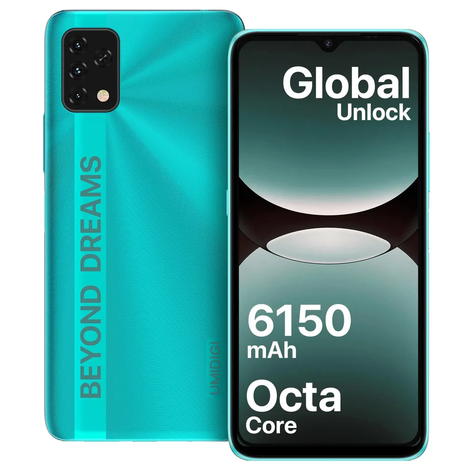 UMIDIGI Power 5S Handy 32GB Grün 6150mAh 6,53 Zoll