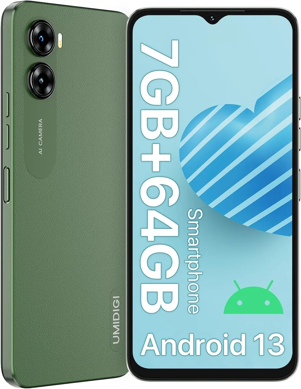 Umidigi G3 Smartphone 7GB+64GB Grün 5150mAh Akku